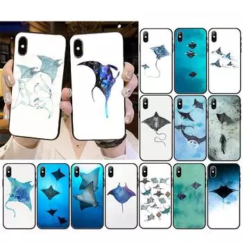 Чехол для телефона Manta Ray Paint для Iphone 14 13 Pro Max 12mini 12 11 Promax Xs Max Xr Se2 8 7 Plus X iphone XSMAX