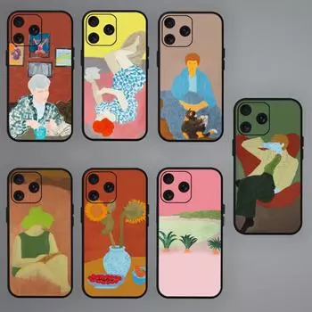 Чехол для телефона March Avery Art для Xiaomi 10 12 Poco M3 X3 Nfc Redmi 10 11S Lite Ultra 4G 5G черный мягкий чехол RedmiNote104g