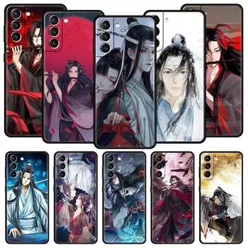Чехол для телефона MDZS Anime Mo Dao Zu Shi Wei Wuxian для Samsung Galaxy S23 S22 S21 S20 FE Ultra 5G S10 S10E S9 S8 Plus 10 20 Samsung S22 Ultra 5G