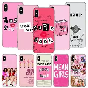 Чехол для телефона Mean Girls Burn Book для iPhone 11 12 13 14 Pro XS XR X Max 7 8 6 6S Plus Mini + 5 SE с рисунком по индивидуальному заказу iPhone 11