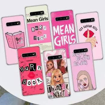 Чехол для телефона Mean Girls Burn Book для Samsung Galaxy S24 S23 S22 Ultra S21 S20 Fe S10 Plus S10E S9 S8 + Shell Coque Samsung S9 Plus