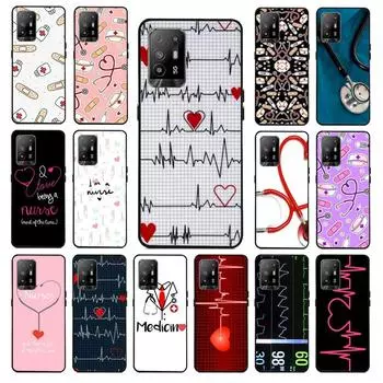 Чехол для телефона «Медсестра», медицинский стетоскоп, для OPPO A54 A74 A94 A53S A9 A5 A15 A16 A91 A96 A76 Reno8 8Pro Reno2 Z OPPO A5 2020