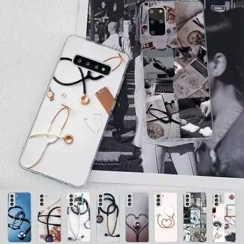 Чехол для телефона медсестры со слуховым аппаратом для Samsung S21 A10 для Redmi Note 7 9 для Huawei P30Pro Honor 8X 10i Redmi Note8T