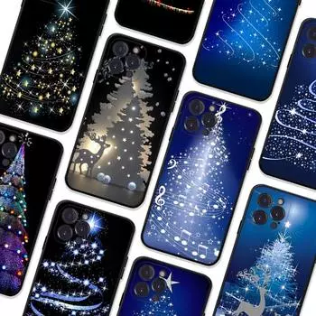 Чехол для телефона Merry Christmas Tree Deer для iPhone 8 7 6 6S Plus X SE 2020 XR XS 14 11 12 13 Mini Pro Max 6plus or 6s plus