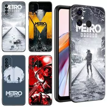 Чехол для телефона Metro 2033 Black для Xiaomi Redmi 11 Prime 11A 12C 13C A1 A2 Plus 12 4G 10 5G 8A 9A 10A 9C 10C 9i 12R Note 9T Redmi 8