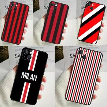 Чехол для телефона Milan Stylish Stripe Design для iPhone 16 15 14 13 12 11 Pro Max Mini X XR XS Max 7 8 Plus, задняя крышка iPhone 12 Pro