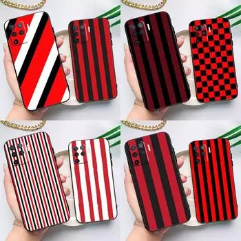 Чехол для телефона Milan Stylish Stripe Design для OPPO A15 A16 A5S A5 A9 A31 A53 A53S A52 A72 A83 A91 A93 A54 A74 A94 OPPO A16