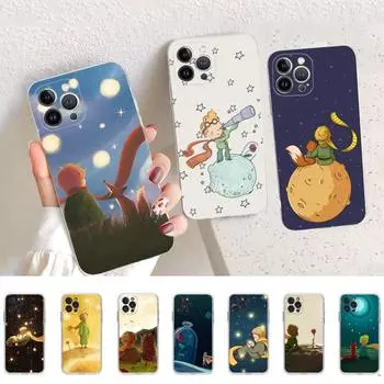 Чехол для телефона «Милый маленький принц» для iPhone 14, 13, 12, 11 Pro Max XS X XR SE 2020, 6, 7, 8 Plus, мини-прозрачный чехол iphone 14promax