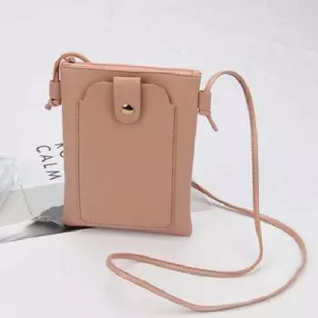 Чехол для телефона Мини-сумка через плечо Женская мини-сумка Мини-сумка для телефона Девочки/Женщины розовый