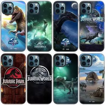 Чехол для телефона «Мир Парка Юрского периода» для Apple iPhone 14 13 12 Mini 11 Pro Max 7 8 XR X XS 7 8 Plus SE 2020 2022, черный чехол iPhone 14