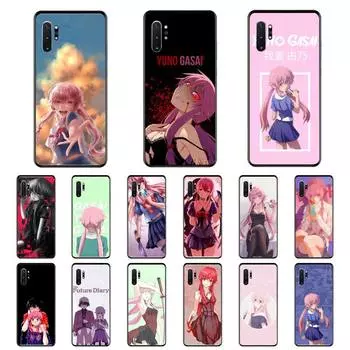 Чехол для телефона Mirai Nikki «Дневник будущего» Gasai Yuno для Samsung Note 7 8 9 20 Note 10 Pro lite 20ultra M20 M10 Note 10 pro