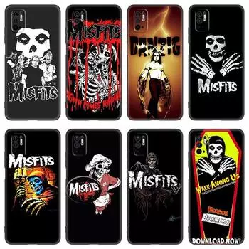 Чехол для телефона Misfits Glenn Danzig для Xiaomi Redmi Note 7 8 8T 9 9S 10 10S 10T 11 11S 4G 11E 11T Pro 5G, мягкий черный чехол из ТПУ Note 11 Pro China