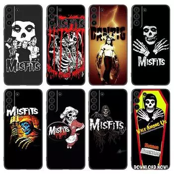 Чехол для телефона Misfits Glenn Danzig для Samsung Galaxy S20 S21 FE S22 Ultra S10 Lite S10E S9 S8 Plus S7 Edge, мягкий черный чехол Samsung S10E