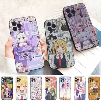 Чехол для телефона Miss Kobayashis Dragon Maid с аниме для iPhone 14 11 12 13 Mini Pro Max 8 7 6 6S Plus X SE 2020 XR XS Funda Case 6plus or 6s plus