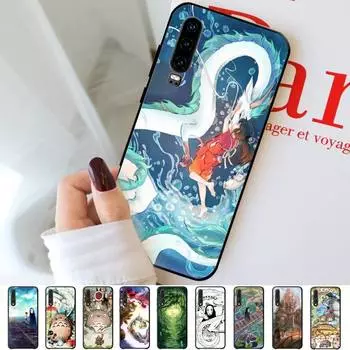 Чехол для телефона Miyazaki Hayao Spirited Away Totoro для Huawei P30 40 20 10 8 9 lite pro plus Psmart2019 Huawei P8lite2017