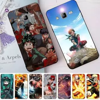 Чехол для телефона «Мой герой Академии» с аниме «Мидория Изуку» для Samsung Note 9 10 20 Plus Pro Ultra J6 J5 J7 J8, мягкий черный чехол для телефона Galaxy Note20