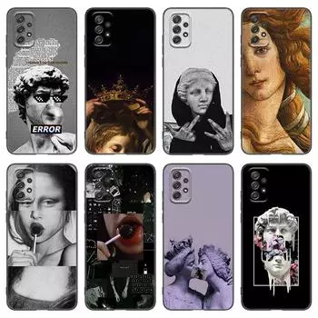 Чехол для телефона «Мона Лиза Дэвид» для Samsung A04 A21 A30 A50 A52 S A13 A14 A22 A23 A32 A53 A73 5G A11 A12 A31 A33 A51 A70 A71 A72 Samsung A04 4G