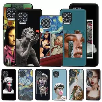 Чехол для телефона «Мона Лиза Ван Гог» для Motorola Moto Edge X30 S30 20 G Stylus One Fusion G9 G8 G22 G200 G71 G60 G51 G50 G31 G30 Moto G30