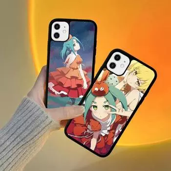 Чехол для телефона Monogatari Yotsugi Ononok, силиконовый чехол из ПК+ТПУ для iPhone 14 11 12 13 Pro Max 8 7 6 Plus X XR, жесткие чехлы iphone 14