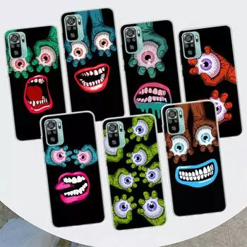 Чехол для телефона Monster Eye Hand для Xiaomi Redmi Note 10 Pro Max 10S 9 9S 9T 8 8T 11T 11S 11 5G 11E 7 6 5 4X Coque Cover Redmi Note 10S