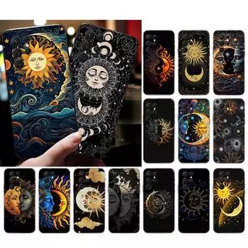 Чехол для телефона Moon And Sun для Samsung A52S A21S A33 A23 A13 A14 A32 A52 A53 A54 A51 A71 M51 M51