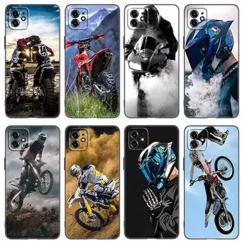 Чехол для телефона Motocross Cross Dirtbikes для Apple iPhone 13 12 Mini 11 Pro XS Max XR X 8 7 6S 6 Plus SE 2022 2020 5S 5 черный чехол iPhone 11 Pro Max