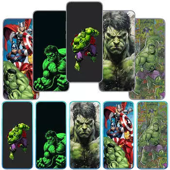 Чехол для телефона Motorola Moto Edge 40 30 neo G54 G24 G84 iPhone 15 14 Xiaomi Redmi Note 13 12 11 Pro Samsung Galaxy A54 Hulk Superhero Marvel Comics