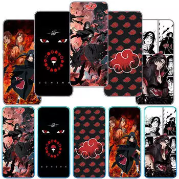 Чехол для телефона Motorola Moto Edge 40 30 neo G54 G24 G84 iPhone 15 14 Xiaomi Redmi Note 13 12 11 Pro Samsung Galaxy A34 с аниме-учиха итачи акацуки
