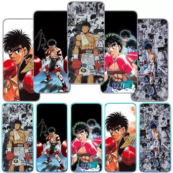 Чехол для телефона Motorola Moto Edge 40 30 neo G54 G24 G84 iPhone 15 14 Xiaomi Redmi Note 13 12 11 Pro Samsung Galaxy A34 с рисунком Hajime No Ippo в стиле аниме