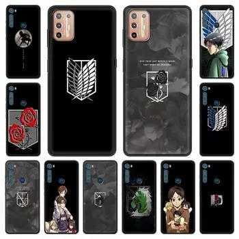 Чехол для телефона Motorola Moto G9 Play One Fusion Plus G8 Power Lite Hyper E6s Edge Силиконовый чехол Attack on Titan Anime G Stylus 2021