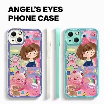 Чехол для телефона, мягкий резиновый чехол из ТПУ для мобильного телефона, полное покрытие, защита камеры, противоударный чехол для OPPO Realme OPPO A15 чёрный