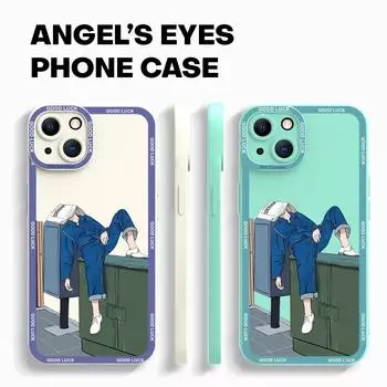 Чехол для телефона, мягкий резиновый чехол из ТПУ для мобильного телефона, полное покрытие, защита камеры, противоударный чехол для OPPO Realme OPPO A15 чёрный