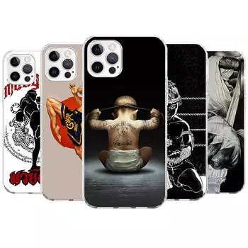 Чехол для телефона «Муай Тай Бой Бокс» для Apple iPhone 11 12 13 15 14 Pro 7 XR X XS Max 8 Plus + Mini SE Мягкая обложка с индивидуальным принтом iPhone 11 Pro