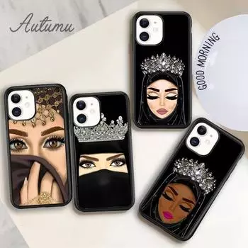Чехол для телефона «Мусульманский исламский гриль с глазами» для iPhone 11 12 13 14 Pro Max mini X XR XS SE 2020 6S 7 8 Plus Samsung Galaxy S21 S22 iPhone 6plus