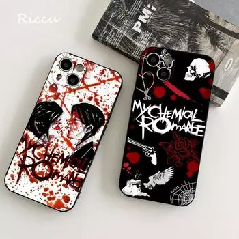 Чехол для телефона My Chemical Romance для iPhone 14 11 12 Pro 8 7 Plus X Pro MAX 12 13 MINI XR XS 13 14, силиконовые чехлы iphone XR