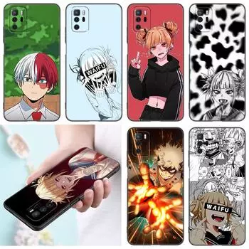 Чехол для телефона My Hero Acadamia для Xiaomi Redmi Note 7 8 9 10 Lite 11 11E 11T 12 Pro 11S 4G 10T 5G 8T 9S 10S, мягкий черный чехол из ТПУ Redmi Note 7(Pro)