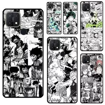 Чехол для телефона My Hero Academy Deku Manga Collage для OPPO A91 A83 A15 A92 A72 A52 A5S A3S F5 F7 Find X3 Pro A5 A9 A53 A31 2020 OPPO A1K