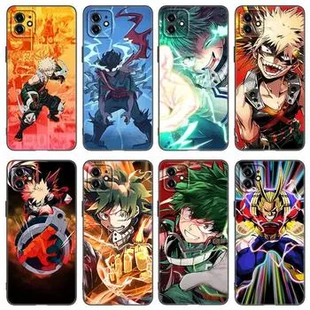 Чехол для телефона My Hero Academy для Apple iPhone 13 12 Mini 11 Pro XS Max XR X 8 7 6S 6 Plus SE 2022 2020 5S 5, мягкий черный чехол из ТПУ iPhone 11 Pro Max