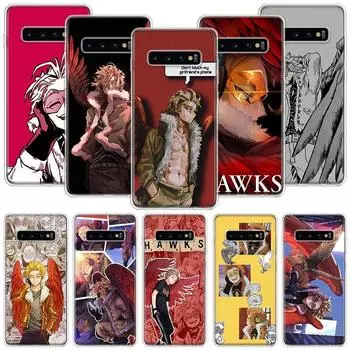 Чехол для телефона My Hero Academy Hawks для Samsung Galaxy S20 FE S10 Plus S21 S22 Ultra S10E S9 S8 S7 Edge J4 + чехол Fundas Samsung S20 FE