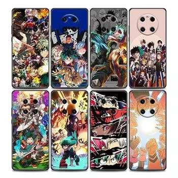 Чехол для телефона «My Hero Academy» с аниме для Huawei Mate 10 20 40 40Rs Y6 Y7 Y7a Y8s Y8p Y9a Enjoy 20e 2019 Lite Pro Plus, черный чехол Mate 10