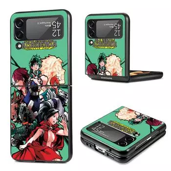 Чехол для телефона My Hero Academy Toga Himiko для Samsung Galaxy Z Flip 3 5g Z Flip 4 Zflip3 Zflip Flip4 Zflip4 Black Funda Luxury Samsung Z Flip 5G