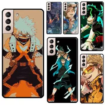 Чехол для телефона My Hero Boku Academy MHA для Samsung Galaxy S22 Ultra S20 S21 FE S10 S10e S9 Note 10 Plus Note 20 Ultra Galaxy S8