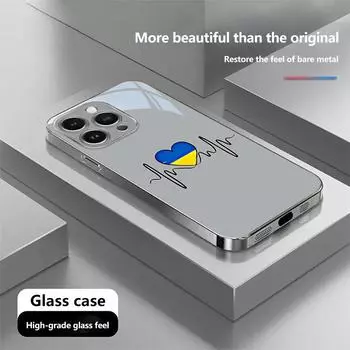 Чехол для телефона N182 Love design для iPhone 16 15 11 Pro Max XR Samsung S24 S23 Ultra A54 A35 Xiaomi Redmi Note 13 12 Pro с покрытием из закаленного стекла for iPhone 6/6S