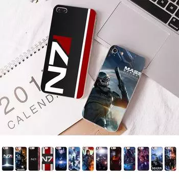 Чехол для телефона N7 Mass Effect для iPhone 8, 7, 6, 6S Plus X SE 2020, XR, XS 14, 11, 12, 13, Mini Pro Max, чехол для мобильного телефона iPhone 12pro max