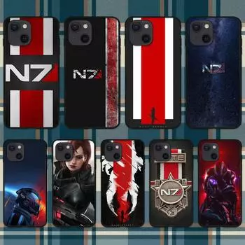 Чехол для телефона N7 Mass Effect для iPhone 11 12 Mini 13 14 15 Pro XS Max X Plus SE XR Shell iPhone15