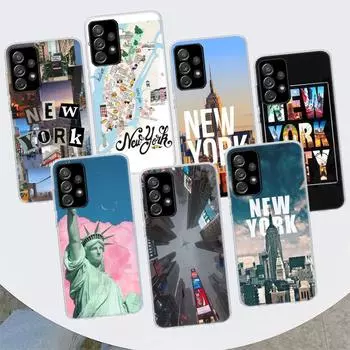 Чехол для телефона «Нью-Йорк» для Samsung Galaxy A51 A71 A50 A70 A40 A30 A20E A10 A41 A31 A21S A11 A01 A6 A8 + A7 A9 Plus Samsung A51 4G