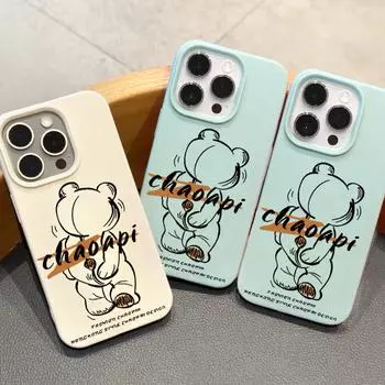 Чехол для телефона на ощупь для iPhone 11 13 16 Pro Max iPhone XR XS Max 14 15 Pro Max 12 13 Pro Max 16 Plus 13 Pro 14 Pro с рисунком в виде макарон iPhone 16 Pro Max розовый