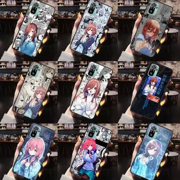 Чехол для телефона Nakano Miku manga для Xiaomi Redmi Note 11 Pro 8 9 10 Pro 9S 10S Redmi 10 9 9A 9C 9T Redmi 8A