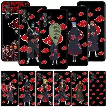 Чехол для телефона «Наруто Акацуки» для Samsung Galaxy A12 A52 A51 A32 A21s A71 A02s A31 A72 A41 5G 4G, силиконовый чехол Samsung A02