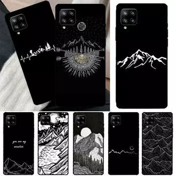 Чехол для телефона Nature Mountain Peaks для Samsung Galaxy A54 A34 A14 A13 A53 A33 A73 A51 A71 A12 A22 A32 A52 A72 A52S Samsung A12